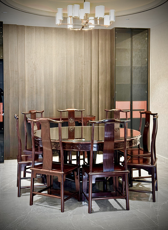 明式冰梅座圆台